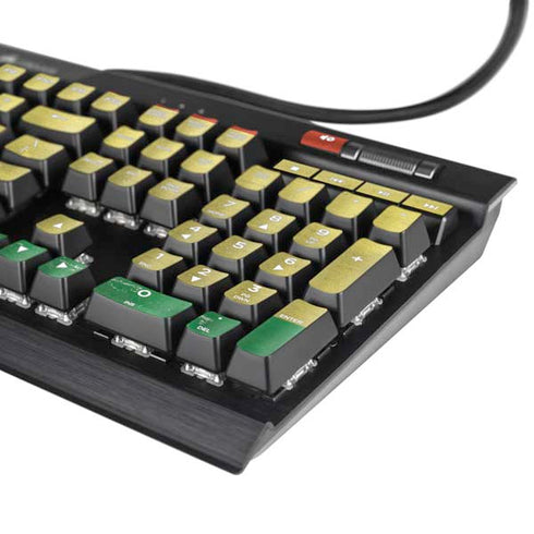Bolivia Flag Distressed K95 RGB PLATINUM Mechanical Gaming Keyboard Skin